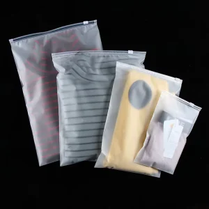 Pouch Packaging Bag for Clothes Zipper Bags Print Custom Logo Zip Lock Plastic China Apparel LDPE Gravure Printing Accept CN GUA