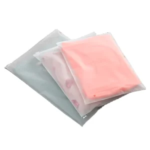 Pouch Transparent Poly Baby Zipper Packing Clothing Bags with Logo Apparel Plastic Package Custom Packaging Bags for Clothes