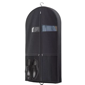 Premium Quality Luxury Durable Foldable Reusable Non Woven Garment Suit Bags Large Capacity Protective Storage Travel Zippers
