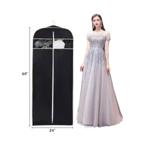 Print logo Thick Non Woven Wedding Dresses Package Garment Bag Dustproof Wedding Cover