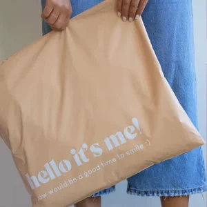 Printed Colored for Delivery Clothes Packaging Plastic Bag Custom Logo Snowflake Mailer Bags