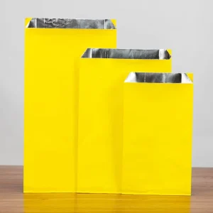 Printed Insulated Laminated Aluminum Foil Hot Dog Barbecue Food Takeaway Delivery Packaging Paper Bags