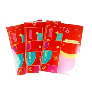 Printed Plastic Holographic Custom Printed 4 Side Heat Seal Small Bag Coffee Packing Tea Black Chocolate Bar Bag