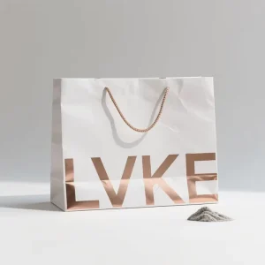 Printed Reusable Paper Packaging Bags with Logo Small Gift Jewelry Shopping Bags