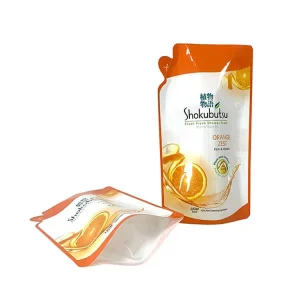 Printing Custom Eco Friendly the Bag Liquid Plastic Packaging Bags Stand up Pouch Spout