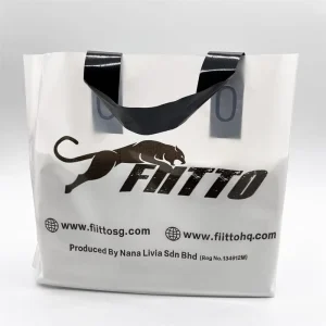 Printing PE Packaging Plastic Bag Shopping Bag With Custom Logo