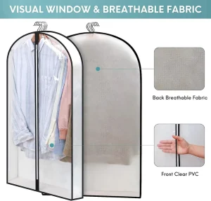 Promotional Customizable Company Logo Garment Bags for Corporate Gifting and Employee Uniform Packaging