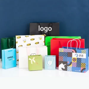 Promotional Paper Bags Gift Fashion Clothing Jewelry Packaging Shopping Paper Bags for Business