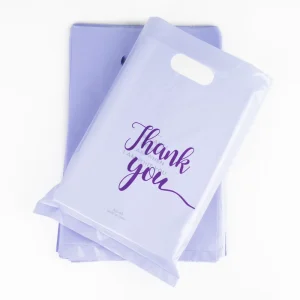 Quick Delivery Custom Logo Heavy Duty Die Cut Plastic Shopping Bag For Auto Parts Gift Garment Retail Store Packing