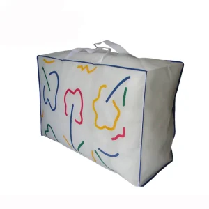 Quilt Pillow Blanket Bedding Packaging Bags PP Non Woven Zipper Storage Bag for Hotel