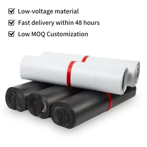 RUIQI Low Pressure Mailing Bag 38x52cm HDPE Durable Logistics Express Envelope Dustproof Customizable Self Sealing Apparel