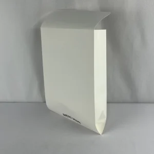 Recyclable Custom Gusset Envelope White Kraft Paper Mailer Bag Printed Logo Expandable Shipping Courier Bag Packaging Clothing