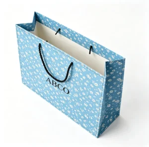 Recyclable Custom Logo Craft Paper Shopping Bag for Packaging