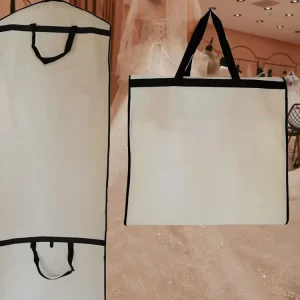 Recyclable Non Woven Fabric Wedding Gown Bags with Custom Logo and Customized Designs