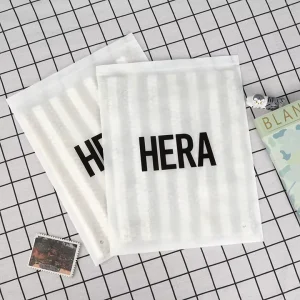Recyclable Packaging Zipper Bag T Shirt Swimwear Custom Printed Ziplock Bags Frosted for Clothing