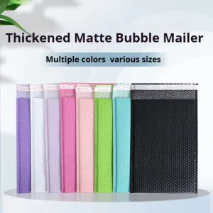 Recyclable Poly Bubble Shipping Bags Custom Printed Razer Pochette Bulle For Clothing Lingerie Jewelry