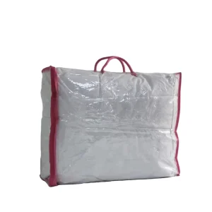 Recycle Vinyl Plastic PVC Quilt Duvet Storage Plastic Bags for Throw Packaging