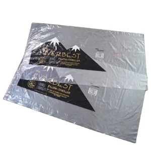 Recycled LDPE Gravure Printing Pillow Packaging Bag Clear Plastic Bag