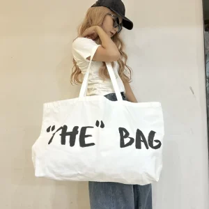 Recycled Women Shoulder Canvas Tote Handbag Work Bags Custom logo Custom Tote Bag Extra Large Shoulder Shopping Canvas Bags