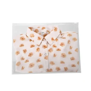 Resealable Clothes Packing Bags No Vent Holes Zipper Top Storage Travel Organizer For Delicate Garments
