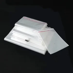 Resealable Self-Sealing Transparent OPP Bags for Socks and Shoes Packaging Customizable Size & Color Recycled Materials