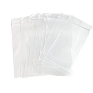 Resealable Transparent Custom Polybag Packaging Clear Plastic PE Bags for Clothing Garment