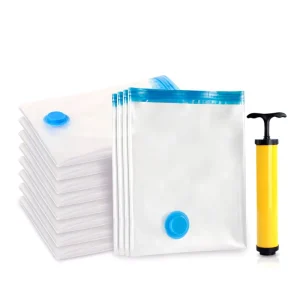Reusable Household Compression Storage Vacuum Bag for Bedding Travel Compression Bag