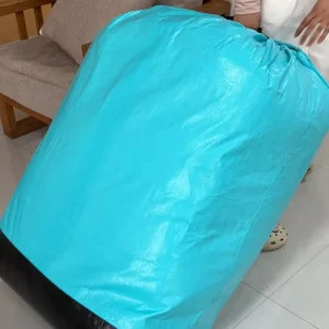 Reusable Large Capacity Plastic Drawstring Transfer Bag China Factory Produce Express Mid Storage Packaging Bags