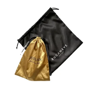 Satin Promotional Bag Custom Logo Drawstring Pouch for Corporate Gifts Samples and Trade Show Items