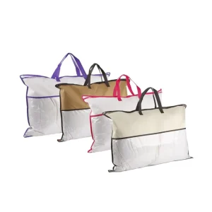 Sleeping Pillow Bedding Packaging Bags Blanket Quilt Bags with Handle