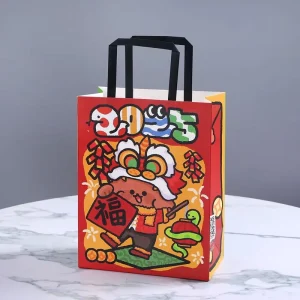 Small Medium and Large Biodegradable Kraft Paper Bags for Eco Friendly Grocery Packaging