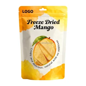 Snack Bags with Customize Logo Plastic Zipper Pouch for Dry Fruits Packaging