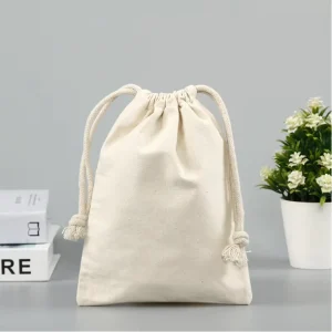 Soft Flannel Envelope Cloth Shoe Dust Packaging Pouch Drawstring Cotton Dust Bag