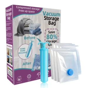 Space Saving Household Dustproof Vacuum Storage Bag for Mattress and Clothing Compression Living Room Organization Solution