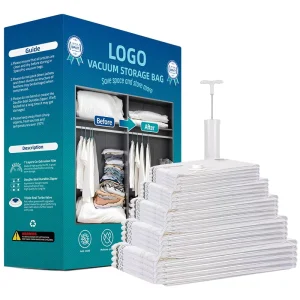 Space saving Clothes Vacuum Storage Bags Vacuum Sealed Bag Vacuum Storage Bags With Hand Pump