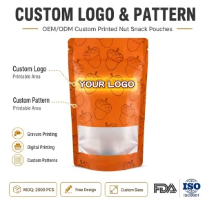 Standup Pouch With Zipper Flexible Packaging Manufacturer Supplier Custom Printed Zipper Packaging Bags
