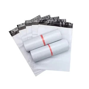 Strong Self Adhesive Poly Mailer Custom Logo Biodegradable Mailing Bags White Recyclable Shipping Mailer