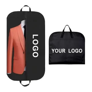 Suit Bag With Customized Logo Dress Styled And Fold Garment Pocket For Clothing Brand Nice Luxury Heavy Duty Girls Hang