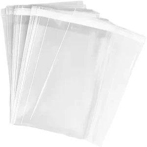 Super Self-Adhesive Clear OPP Material Food Grade Recyclable BagsTransparent T-Shirts and Clothes Packaging for Shoes and Fur