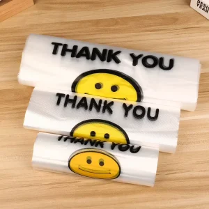 T Shirt Clothing Bags PE Plastic Recyclable Custom Printed Logo Clear Frosted Packaging