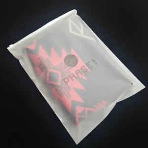 T Shirt Packing Underwear Travel Poly T Shirt Slider Zip Lock Cover Garment Plastic Bag