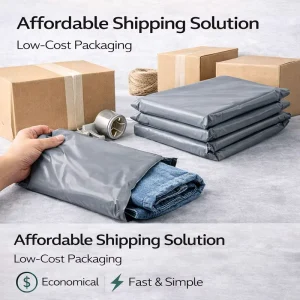 Tear Resistant Poly Mailers for Apparel Eco Friendly Custom Branding Options Waterproof Shipping Bags for Clothing Packaging