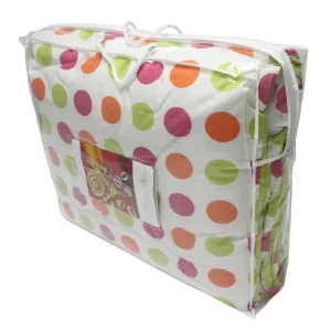 Texpack OEM High Quality Clear PVC PE Zipper Packaging Bag for Pillow Bedsheet Curtain