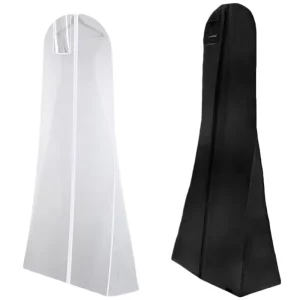 Thickened Custom Waterproof Foldable Bride Gown Wedding Dress Hanging Garment Bag Long Coat Clothing Non Woven Suit Dust Cover