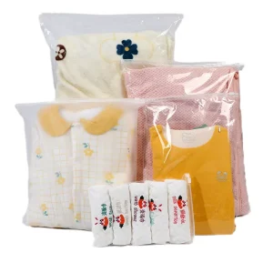 Thickened Material Transparent Frosted Online Shopping Custom Sleepwear Packaging Bag