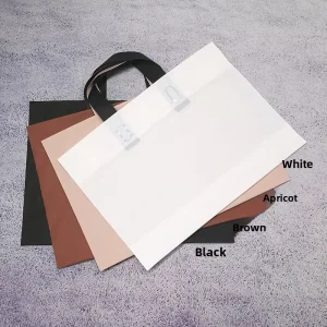 Thickened Matte Finish LDPE Plastic Garment Bags Shopping Bags Women’s Clothing Multi Printing Custom
