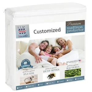 Thickened Waterproof Soft Quilted Mattress Cover Waterproof Breathable All Wrapped Sheet Mattress Protector with PVC Bag