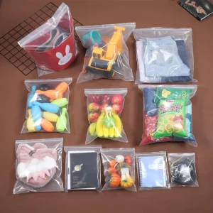 Transparent 2 Or 4 Mil Heavyweight Reclosable Poly Bags Ziplock Bag Polyethylene Bag For Oil Dust Moisture Protection