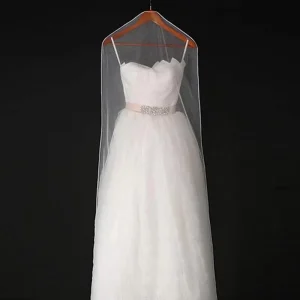Transparent Soft Mesh Clothes Garment Dust Cover Organza Packaging Bag Wedding Dress Storage Bags