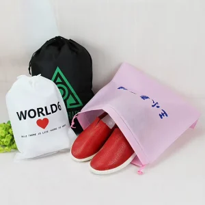 Traveling Shoe Storage Bag Dustproof Shoe Bag Non woven Clothing Shoe Packaging Bag Dust Prevention